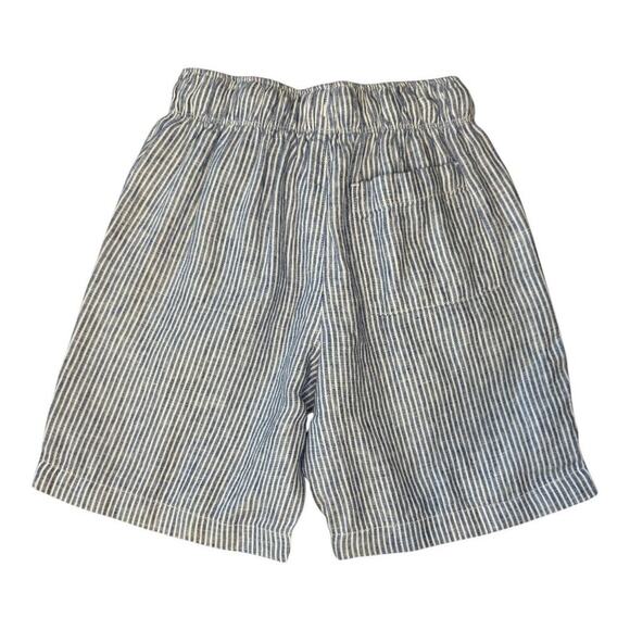 NEW Crewcuts Boys’‎ Size 10 Blue & White Kids' printed pull-on linen short NWT - Picture 2 of 5